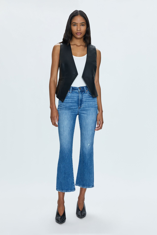 Lennon High Rise Crop Boot Jean - Fling Vintage