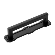 Coventry Pull Backplate 5-1/16 Inch (128mm) Center to Center Matte Black Finish