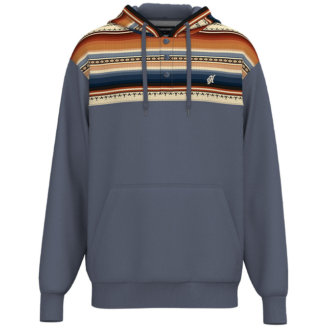 "Jimmy" Grey/Serape Hoody