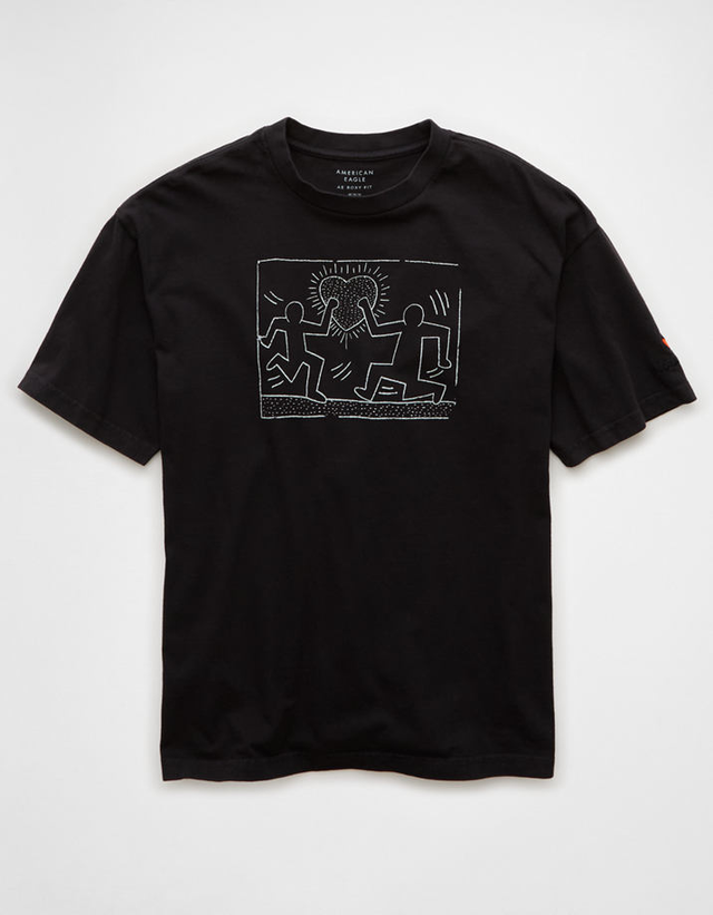 AE Boxy Keith Haring Graphic T-Shirt