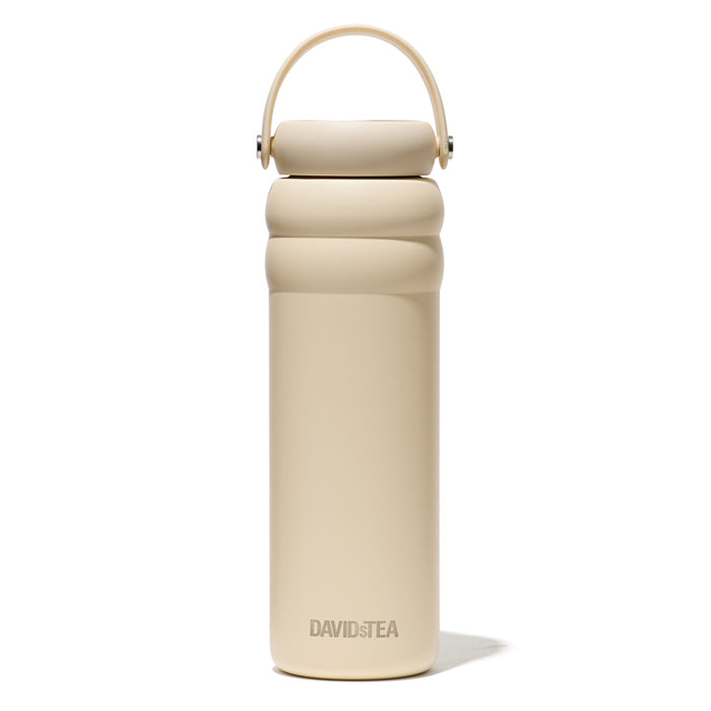 Beige Bubble Travel Mug