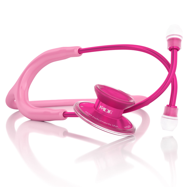 Acoustica® Pink Stethoscope Pinkalloy and Cosmo