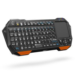Mini Wireless Keyboard, Portable Bluetooth Keyboard with Touchpad Compatible with Apple IOS/Android/Window Smartphone, Tablet, PC, PS4, Xbox, Apple TV