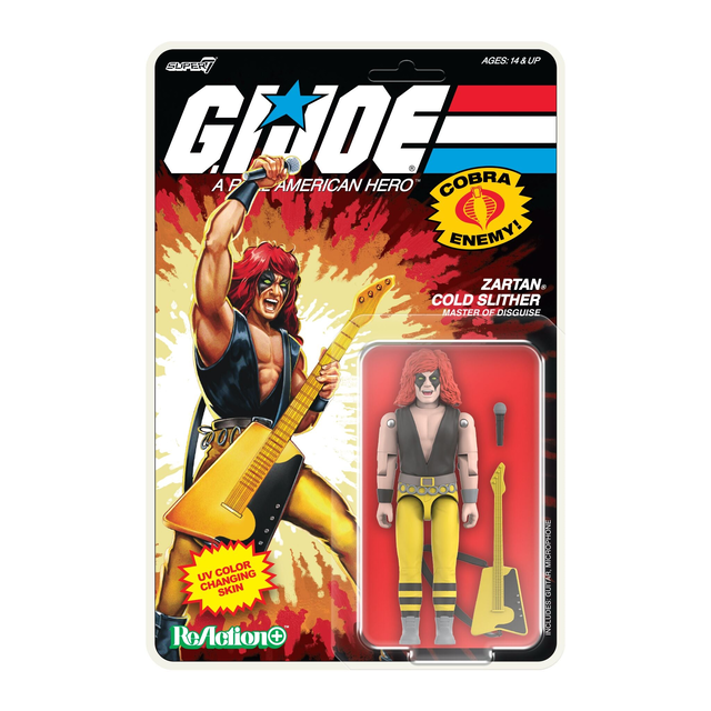 G.I. Joe ReAction+ Wave 03 (Cartoon) - Zartan Cold Slither (Cartoon)
