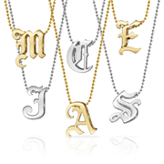 Alex Woo Origin Letters (A-Z) Charm Necklace