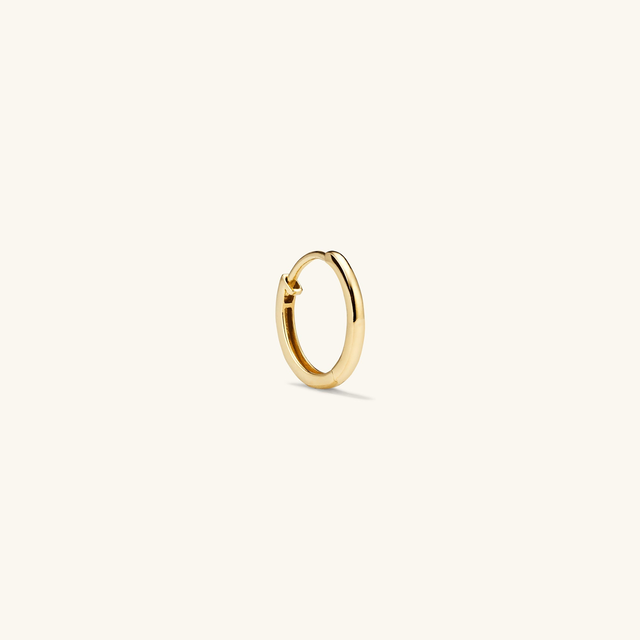 Easy 14k Yellow Single Gold Hoop | Mejuri