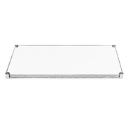 14''d White Poly Shelf Liners by Chadko | The Shelving Store