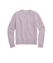 OUTLET Sequin Cable Crewneck Sweater