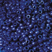 Opaque Pony Beads 6x9mm, Royal Blue
