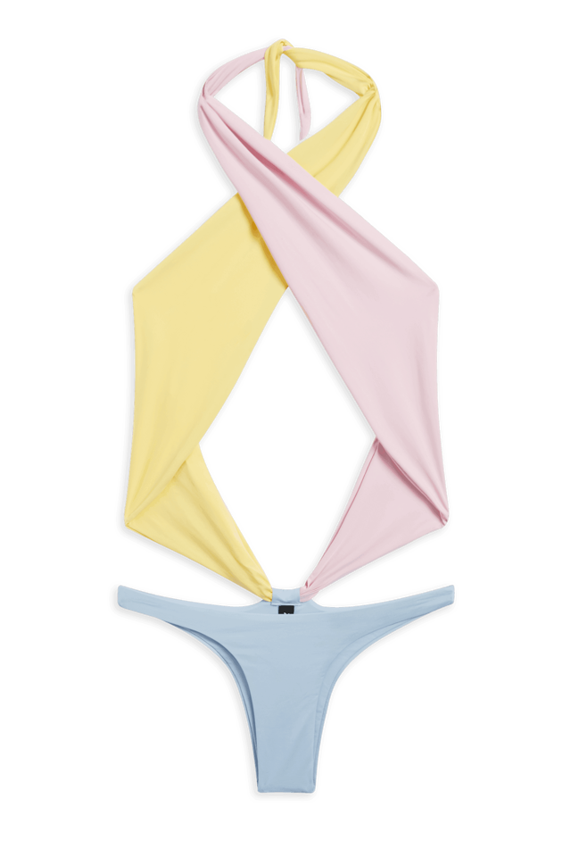 Showpony Swimsuit // 3tone pastel