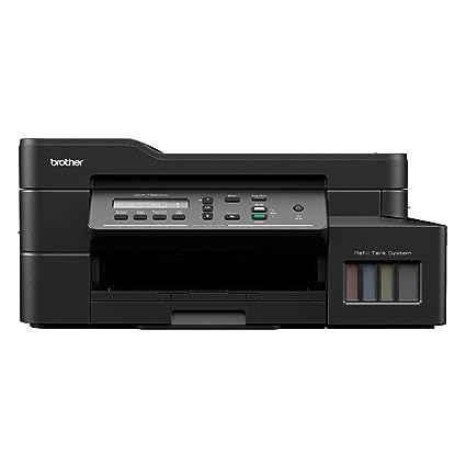 Brother DCP-T820DW All-in-One Color Ink Tank Printer, Wi-Fi, ADF, Duplex & Network, Business use, extra Black Ink, 30ppm Mono and 26ppm Color, Black