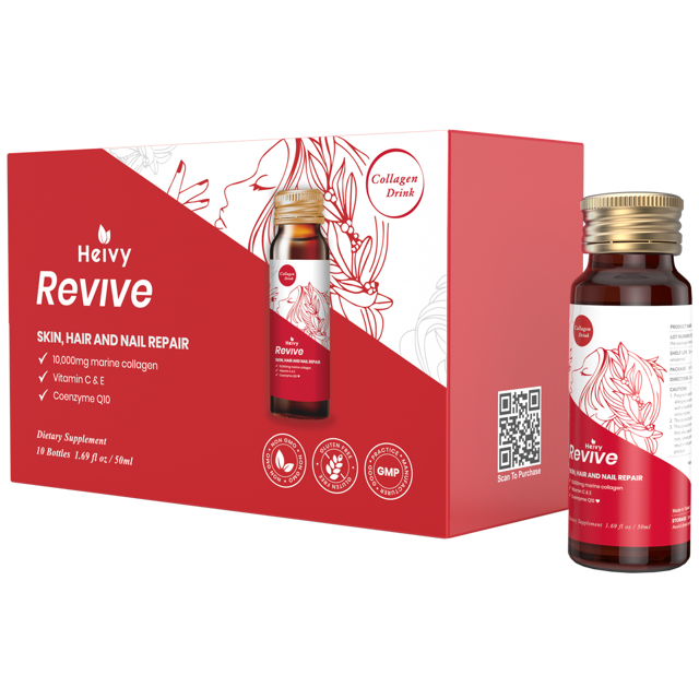 HEIVY REVIVE Collagen Drink - Skin, Hair, & Nails