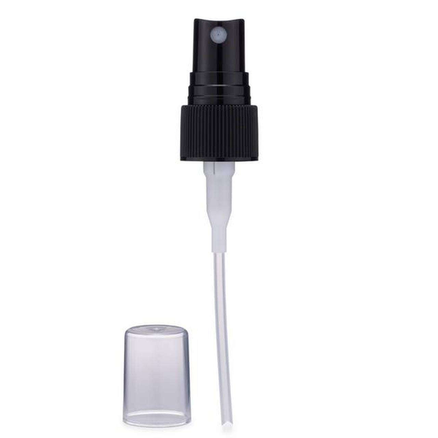 14/410 Black Fine Mist Spray Tops Fits 10 ml & 5 ml Roller Bottles