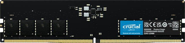 Crucial 16GB DDR5-4800 UDIMM | CT16G48C40U5 | Crucial.com