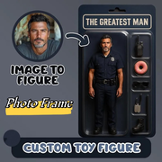 Custom Action Figure Portraits | Personalized Toy Box Art | Custom Photo Frame Decorations | The Greatest Man