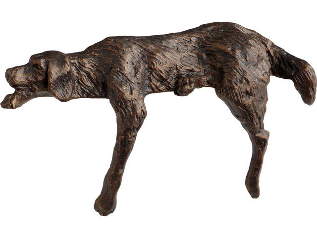 Cyan Design Bronze Lazy Dog Sculpture