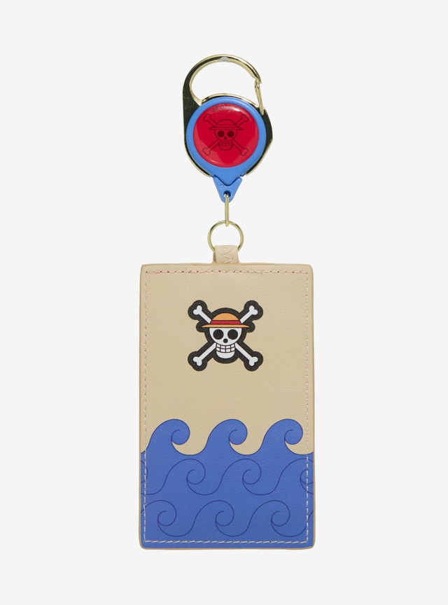 Loungefly One Piece Jolly Roger Waves Retractable Lanyard - BoxLunch Exclusive