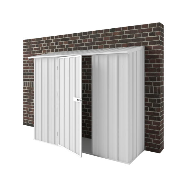 2.25m x 0.78m Off The Wall Garden Shed