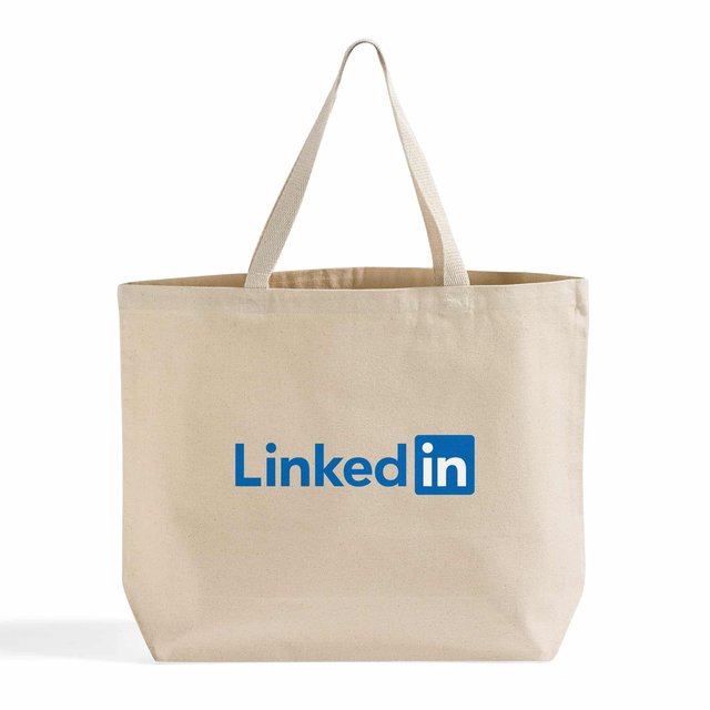 Large Merch Canvas Custom Tote Bags with Your Logo