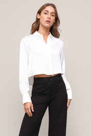 High Low Satin Shirt