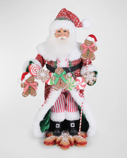 Mr. Gingerbread Santa Figure