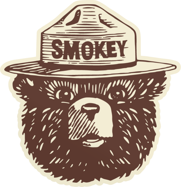 Smokey Logo Sticker