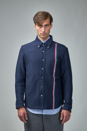 Shirt Jacket In Double Face Knit