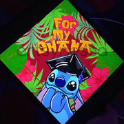 Stitch Ohana Graduation Cap Topper