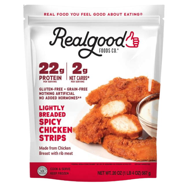 Lightly Breaded Spicy Chicken Strips