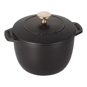 Staub La Cocotte 1.75 l cast iron round Rice cocotte, black