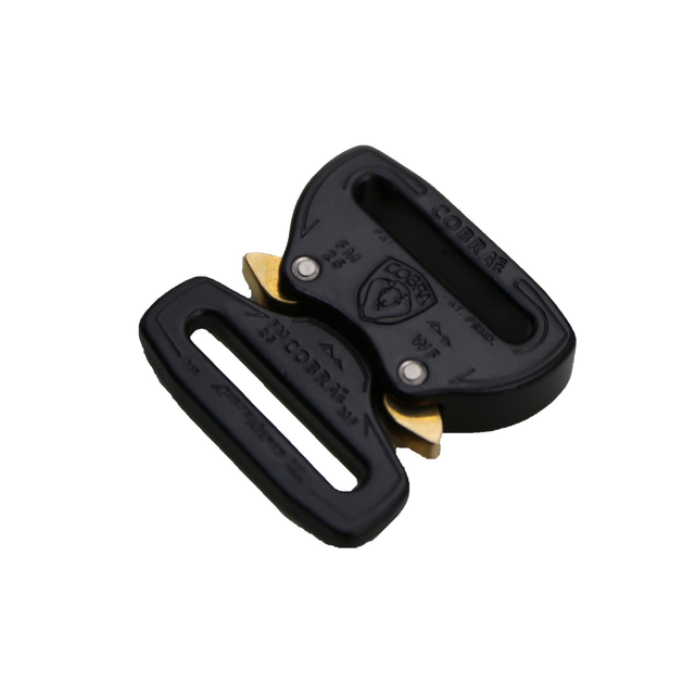 1 Inch Metal COBRA FM Buckle Non-Adjust Matte Black