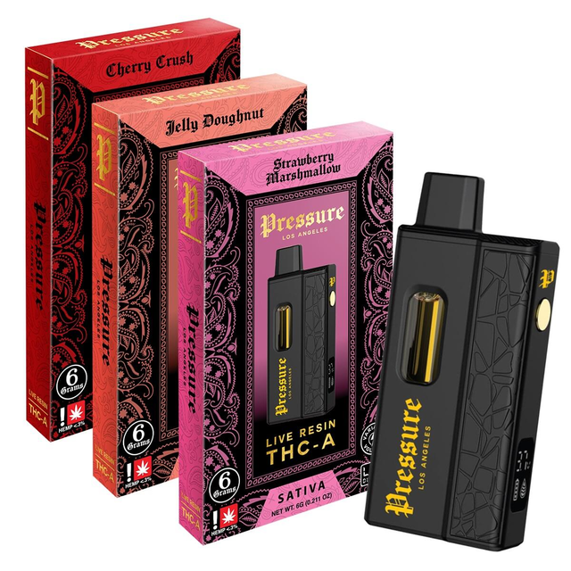 6 Gram THCA Disposable Vape - Pressure