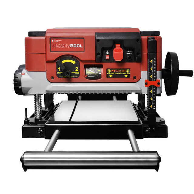 Machorool® FB132H 13" 2-Speed Thickness Planer with Helical Cutterhead
