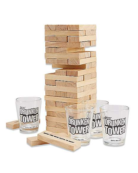 Grab a Piece Tower Drinking Game