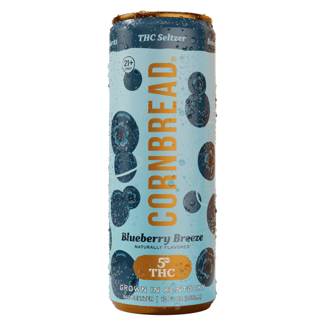 Blueberry Breeze THC Seltzer, 5-10mg