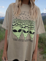 👽 'Alien' Oversized Tee
