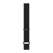 Polar Hook and Loop Nylon Wristband 22mm, Black