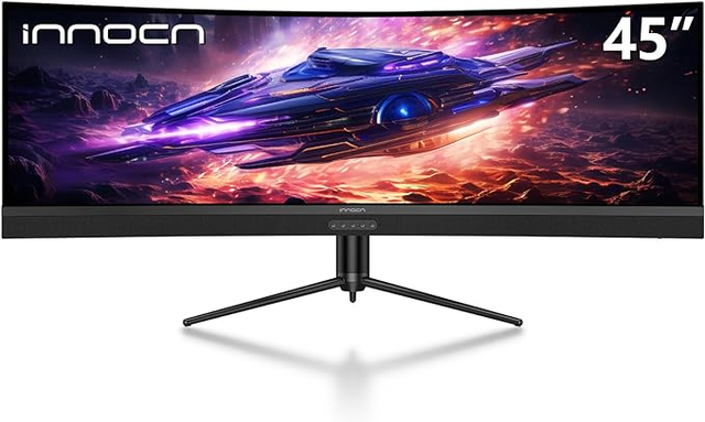 Refurbished 45C1R | 45" DQHD 120Hz Ultrawide Curved Creator Monitor