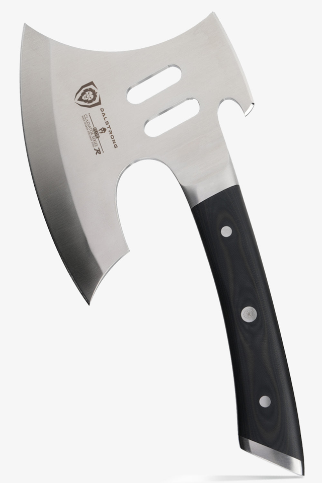 Meat Chopper 8" with Acacia Wood Stand | 'The Punisher' | Gladiator Series | NSF Certified | Dalstrong ©