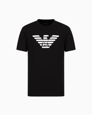 Pima-jersey T-shirt with logo print