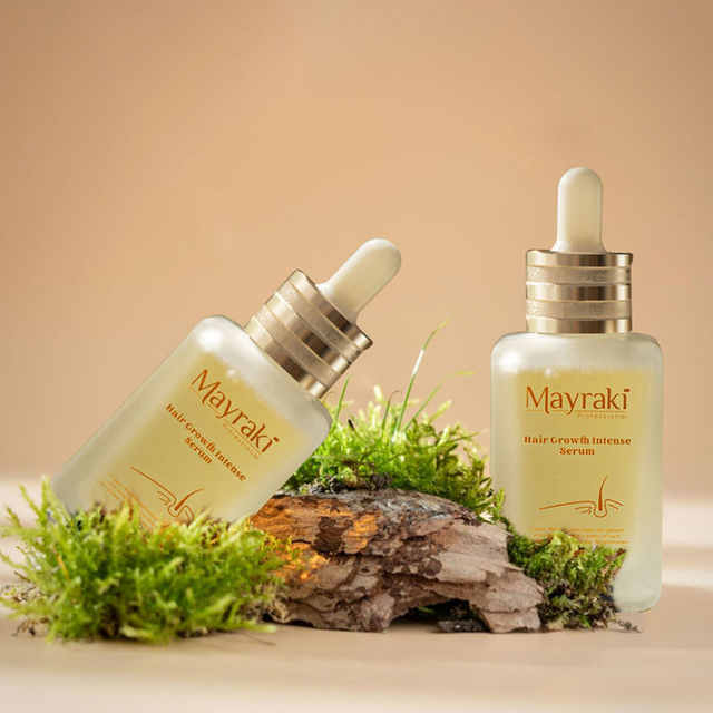 Mayraki Hair Growth Serum Intense with Copper Peptide GHK-Cu - Hair growth serum for woman and man, hair growth oil, hair regrowth treatment, hair growth stimulator | 45 ml/1.52 fl. oz