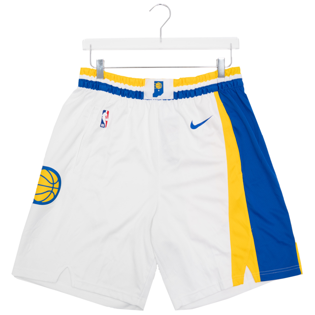 Adult Indiana Pacers 25-26' CITY EDITION Swingman Shorts in White by Nike