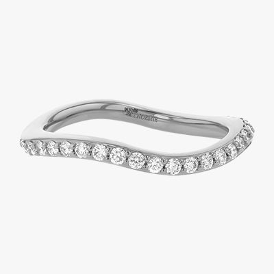 Curved Diamond Eternity Ring - Lab Grown Diamonds | VS Clarity