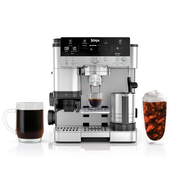 Ninja Luxe Café Premier Series Espresso Machine, Drip Coffee, Cold Brew, Grinder, Tamper, Frother, Silver - Certified Refurbished