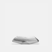 ELIZABETH BAGUETTE CLUTCH METALLIC SILVER