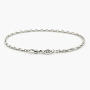 3mm Sterling Silver "Capri" Chain Bracelet