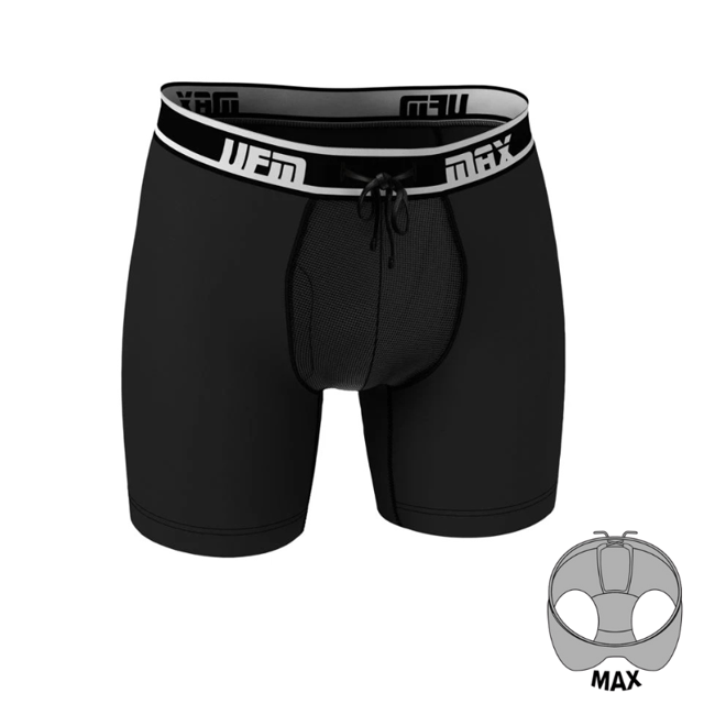 UFM Men's Pouch Underwear - Bamboo Boxer Brief 6 inch - MAX Support