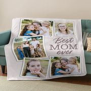 The Best Mom Ever Photo Plush Blanket