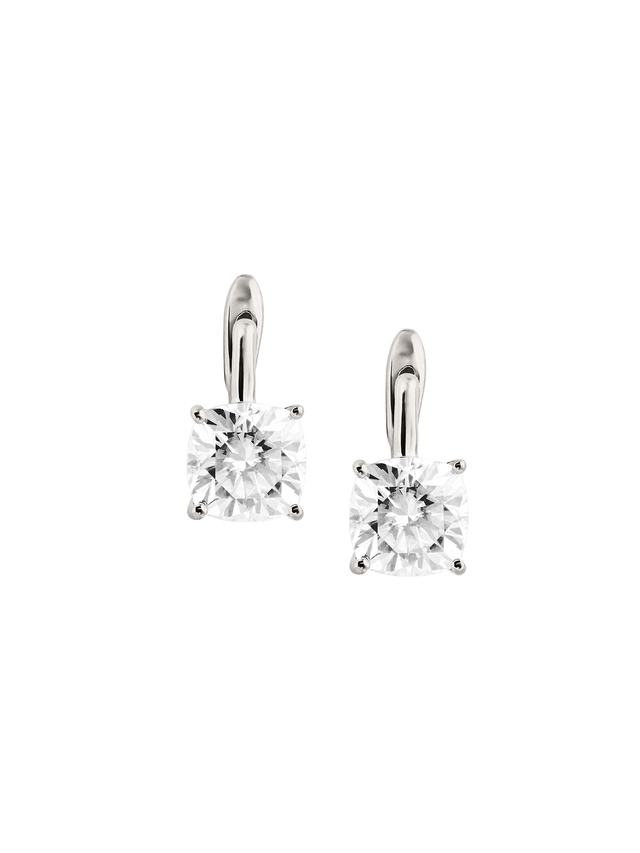 PORTER CUSHION-CUT EARRINGS IN MOISSANITE