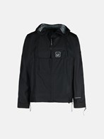 'METROPOLI' BLACK POLYAMIDE JACKET